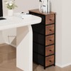 lurcns Narrow Storage Cabinet for Small Spaces Slim Bathroom Dresser