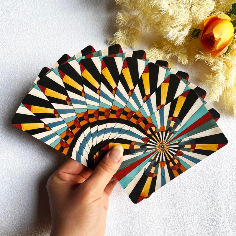 Tzxamsez Wonderland Tarot Deck, Tarot Cards for Beginners, Fortune Telling