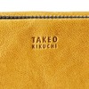 Takeokikuchi 720627 Oyster Accessories, Long Wallet, Zip Around, Camel