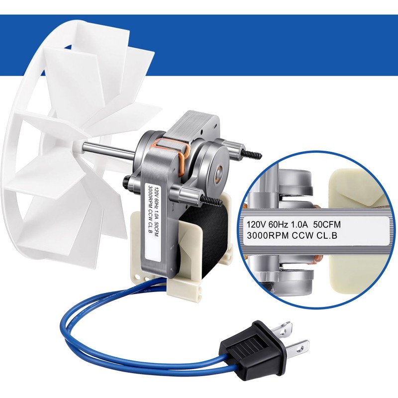 Ceoighe Bathroom Vent Fan Motor and Ceiling Blower Wheel Replacement