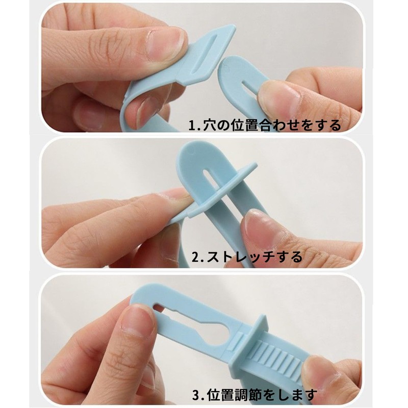 Stoooduo Hanger Stopper Set of 10 5 Colors Clothes Drying