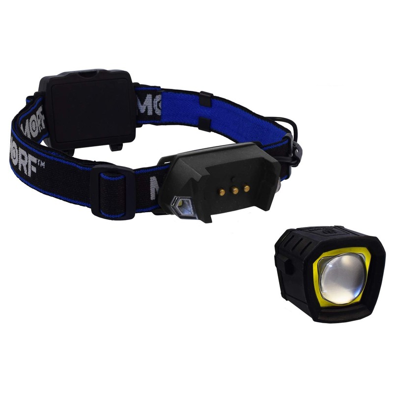 Police Security 98575 Removable Headlamp Head Light, Medium, Black, Blue