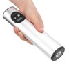 Cordless Air Pump Portable Multifunctional Rechargeable Digital Display Lighting InflatorSilver