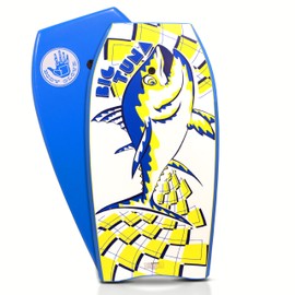 Body Glove Boogie Board. Big Tuna 45" Large Bodyboard for Tall Riders with Coiled Leash & Wrist Strap. Durable, Light Weight EPS Core with Smooth Top & Slick HDPE Bottom. 2026 Design