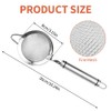 CODIRATO Stainless Steel Fine Mesh Strainers, Mini Fine Mesh Sieve