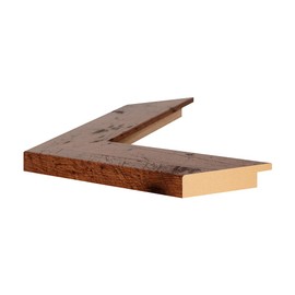 wallsthatspeak 18x24 Dark Walnut Rustic Pine Picture Frame for Posters Puzzles or Artwork, 2-Inch Wide Border Moulding Photo Frames