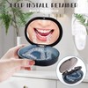 LONGMON New Double-layer Retainer Storage Case with Belt Chewing,Removal Tool,Cleaning