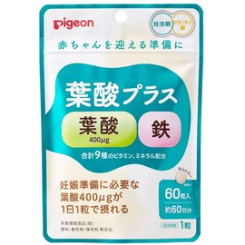 Pigeon Folic Acid Plus, 60 Tablets x 5 Packs