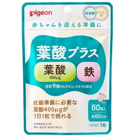 Pigeon Folic Acid Plus, 60 Tablets x 5 Packs