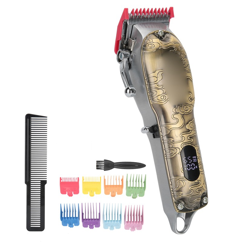 Electric Hair Clipper Set LCD Digital Men Beard Trimmer Barber
