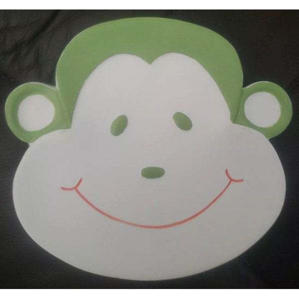 Kassatex Kassa Kids Jungle Monkey Face Bath Accessories Soap Dish