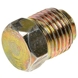 Dorman 785-450D Steel Pipe Plug-Hex Head- 3/16 In. Tube Size (Male 3/8-24 Inv. Flare) Universal Fit