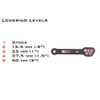 T-Rex Racing Multi-Level Lowering Link for Yamaha 2019-2024 Tenere 700