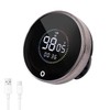 wakouter Digital Kitchen Timer, Magnetic Countdown Countup Timer, with LED