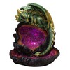 Ebros 5.5" Tall Andromeda Galaxy Wyrmling Dragon On Crystal Geode