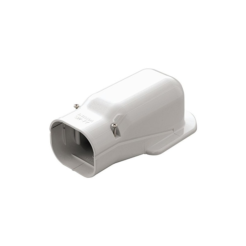 Inaba Denko SW-77-W Cosmetic Plumbing Cover, Wall Corner, For Wall