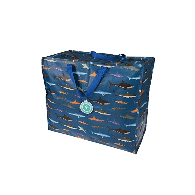 Rex London Sharks Jumbo Storage Bag Dark Blue