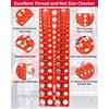 Manalete Thread Checker, 55 Nut and Bolt Thread Checker, Screw