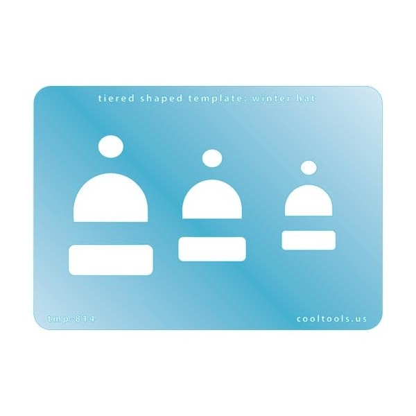 Tiered Shaped Template - Winter Hat