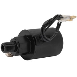 Motormagic Black Air Horn Solenoid Valve 12V Electric Air Valve
