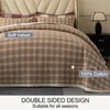 tohrisa Cotton Plaid Quilt Set, Ultra Soft 3 Pieces King