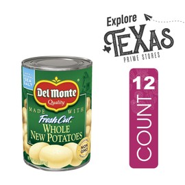 Del Monte - Unique Outlet Bundle: Potatoes 12- Pack of Whole Potatoes Canned Vegetables 14.5 oz Can + 1 Utility Prop