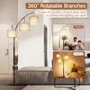 OUTON Tall Arc Floor Lamp - Adjustable, Modern, 3-Light Arched