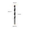 sourcing map 2pcs Brad Point Drill Bits 8mm(20/64") Dia Straight