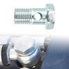 X AUTOHAUX 2 Set Universal Car Banjo Bolt Brake Fitting