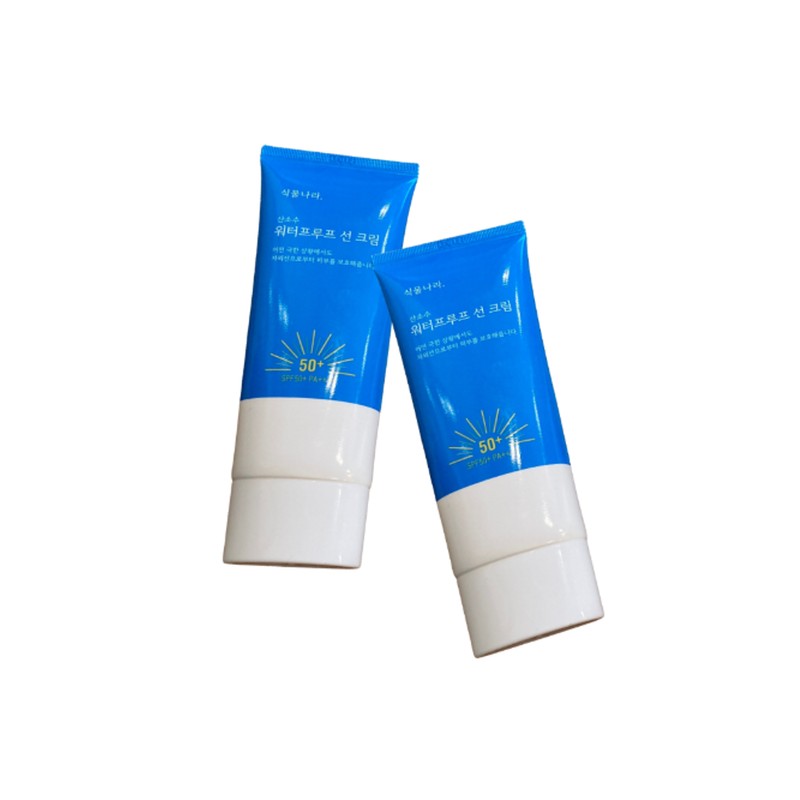 식물나라 워터프루프 식물나라선크림 산소수 레포츠 UV차단 선크림 100ml Waterproof Plantina
