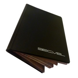 SECVEL Passport Sleeve 'Comfort' – RFID/NFC & magnetic field protection (for 1 passport, 4 cards, ID cards or cash) – black