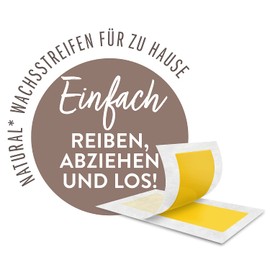 Nad's Cold Wax Strips Face Women - Natural Hair Removal for the Face, All Skin Types, Women