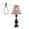 GY & CK® Antique Brass Clip On Lampshade Adapter Lamp