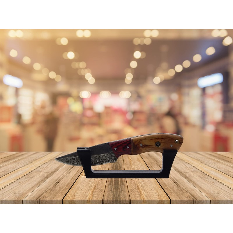 Black Knife Display Stand Rack Holder Organizer For 1 Single