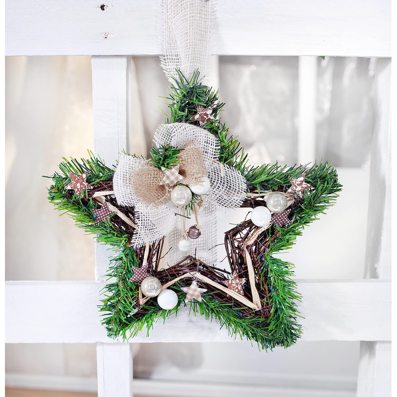 VBS Willow Star Diameter Approx. 30 cm with Hanging Eyelet