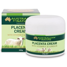 Australian By Nature Placenta Cream with Vitamin E & Lanolin 100g X 6