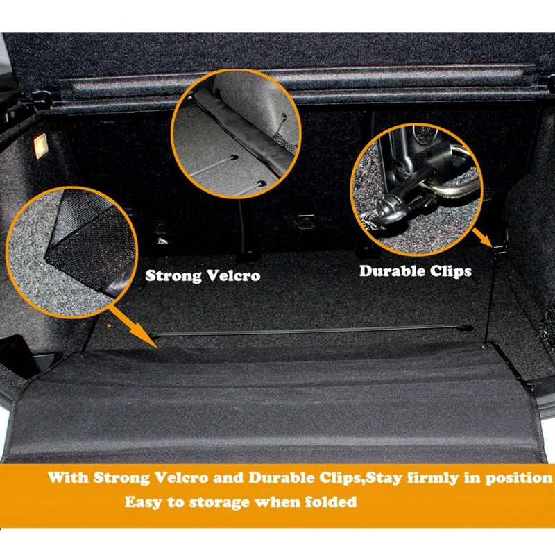 Encell Car Bumper Guard Foldable Trunk Bumper Protector Cargo Mat