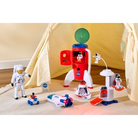 Daron NASA Space Adventure Series: Space Shuttle with Lights & Sounds & Figure, Approx 9" X 7", Medium