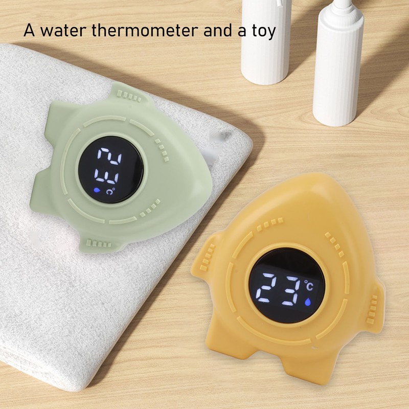 Baby Bath Thermometer Intelligence Electronic Digital Water Temperature Thermometer Yellow