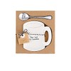 Mud Pie Home Kitchen Circa Coffee Break Coffee Mug Spoon