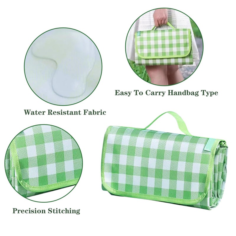 Dafape Picnic Blanket, Large Waterproof Sand-Proof Camping Beach Mat Lightweight