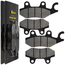 Caltric Front Rear Brake Pads for Kawasaki EX300 Ninja 300 ABS 2013-2017