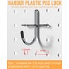 INCLY Pegboard Hooks Set for Hanging Tools, 206PCS Heavy Duty