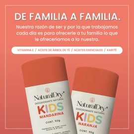 Desodorante Natural Unisex Para Niños - Kids - 10 Unidades                                                                                            