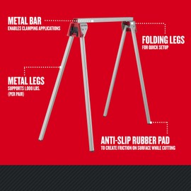 CRAFTSMAN Metal Sawhorse, Folding (‎CMST11154)