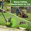 YWTESCH String Trimmer Line, 0.095'' x 0.5lbs Cross Weed Eater