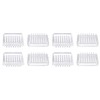 PATIKIL Square Spike Carpet Protector, 8 Pcs Plastic Furniture Caster