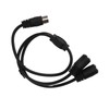 DIN 4PIN to 2DIN 4PIN Adapter Cable Professional Male to