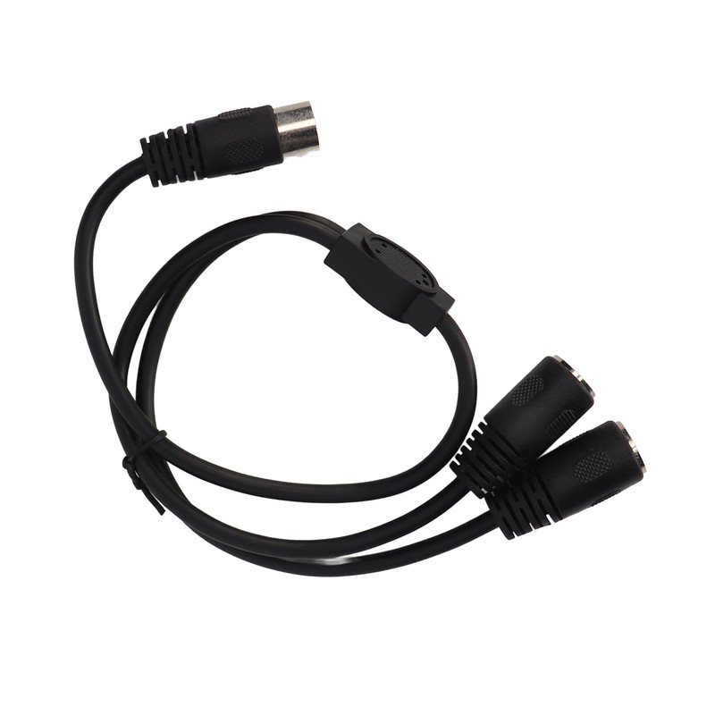DIN 4PIN to 2DIN 4PIN Adapter Cable Professional Male to