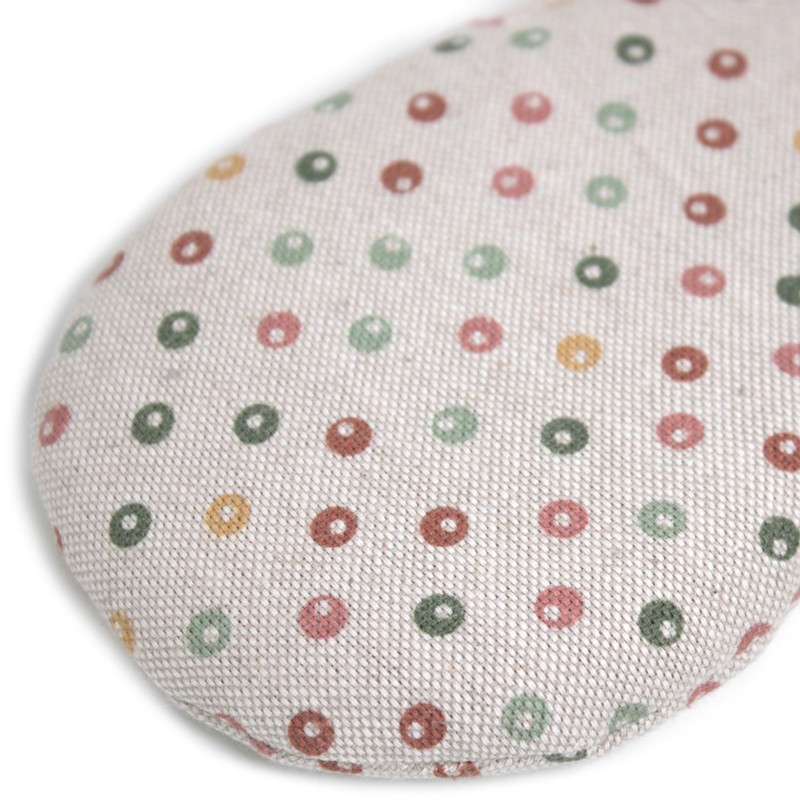Organic Eye Pillow Lavender & Linseed "Dots" for Relaxation, Cooling,